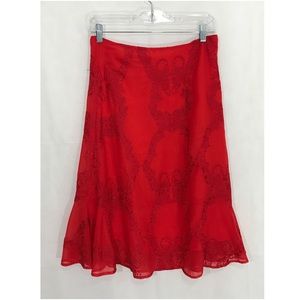 For love and Lemons silk skirt